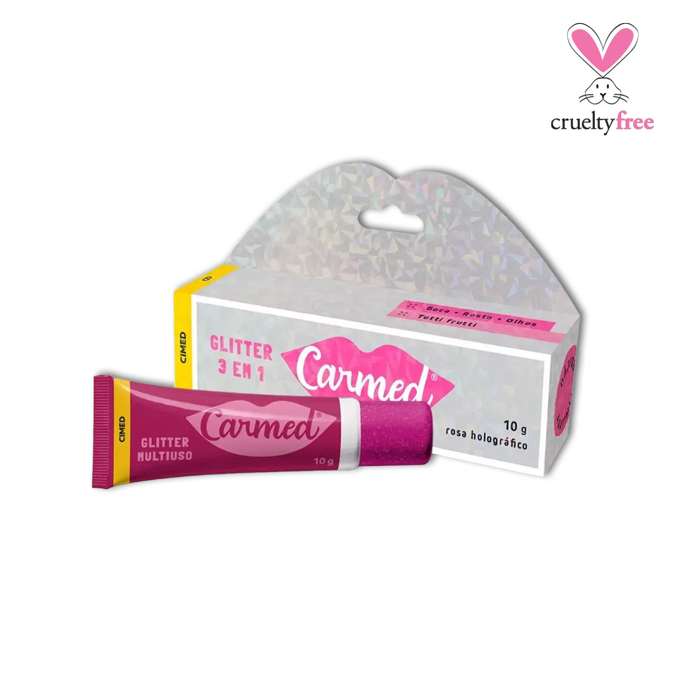 Carmed - Glitter Holographic 3 in 1 Lip Balm