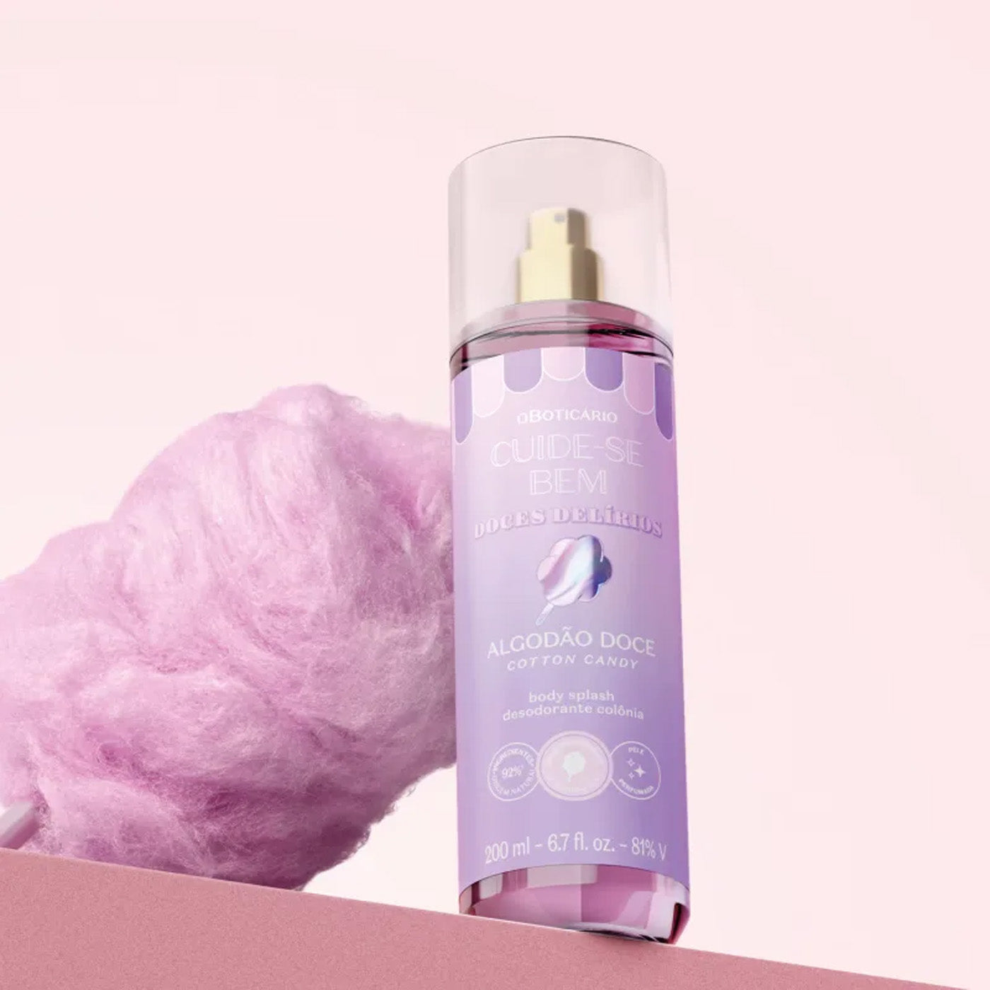 Cuide-se Bem - Cotton Candy Body Mist