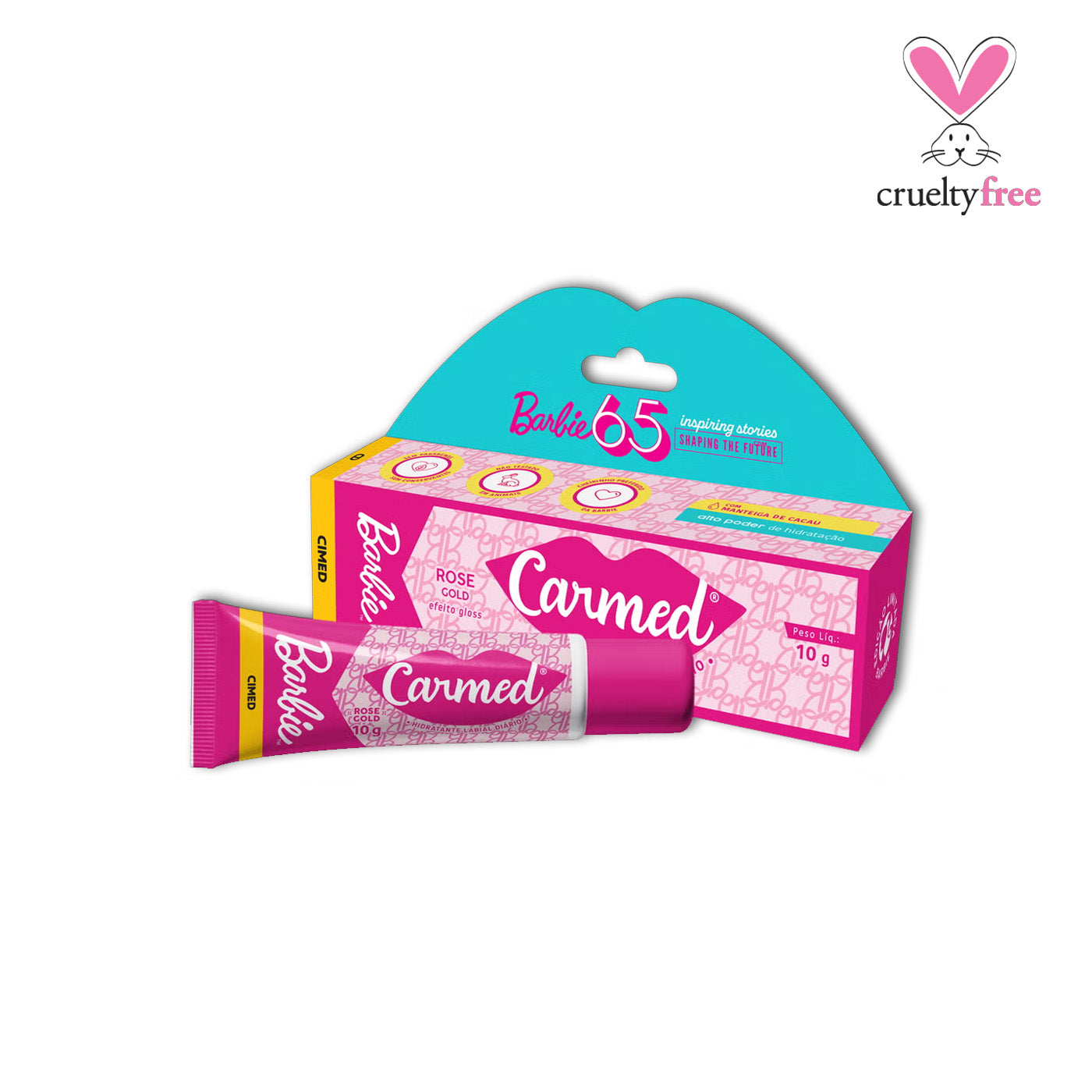 Carmed - Barbie Rose Gold Lip Balm