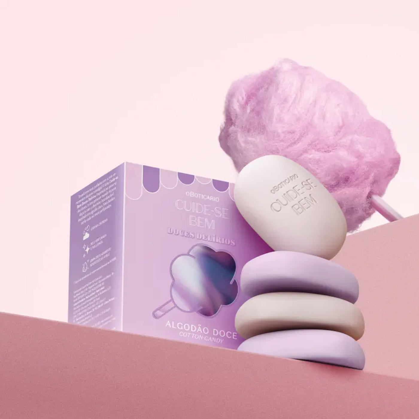 Cuide-se Bem - Cotton Candy Soap Bar