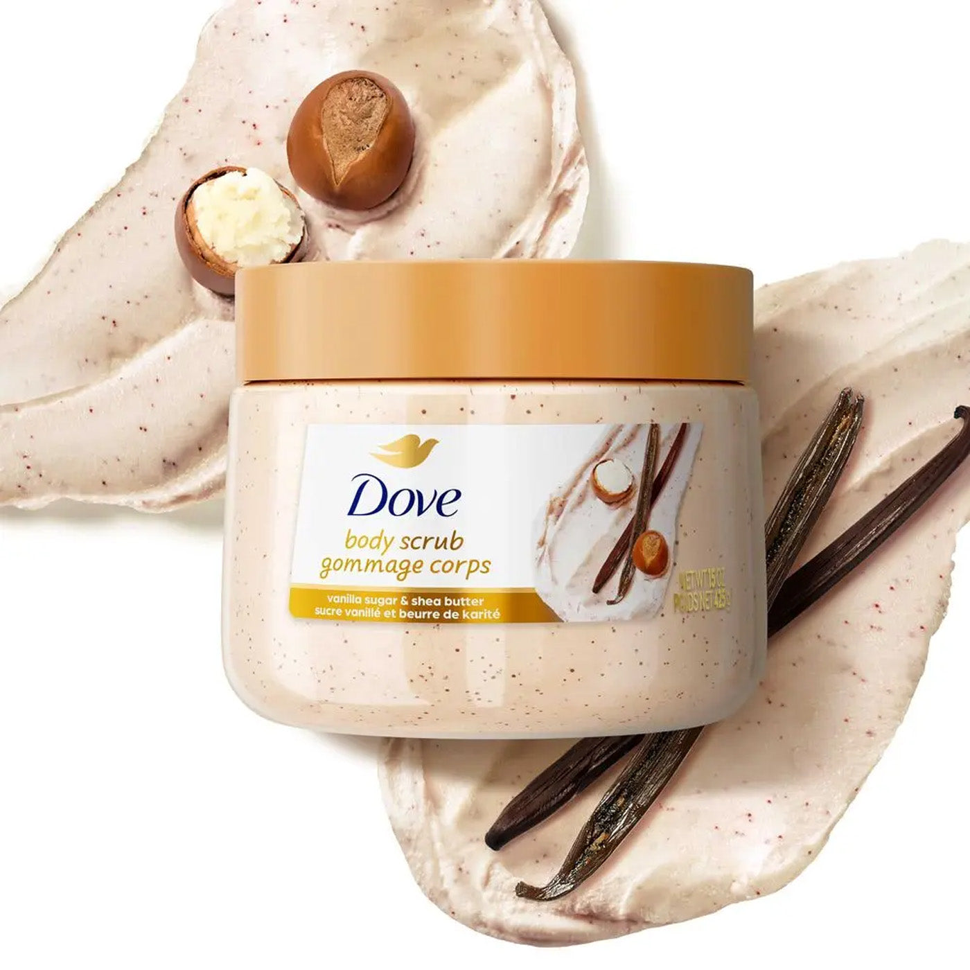 Dove - Vanilla Sugar & Shea Butter Scrub